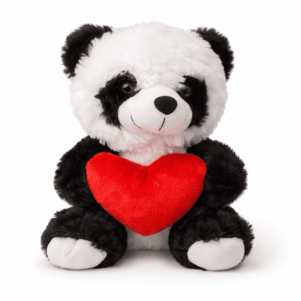 Λούτρινο Panda Καρδιά 22cm