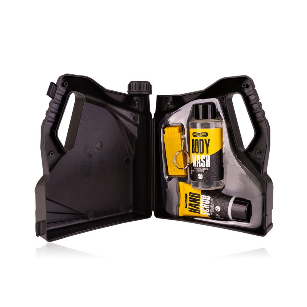 Ανδρικό σετ με scrub χεριών 30ml, αφρόλουτρο 100ml & μπρελόκ-μέτρο - Image 2