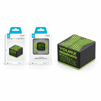 YOURZ Mini Wireless Bluetooth Speaker 3W πράσινο