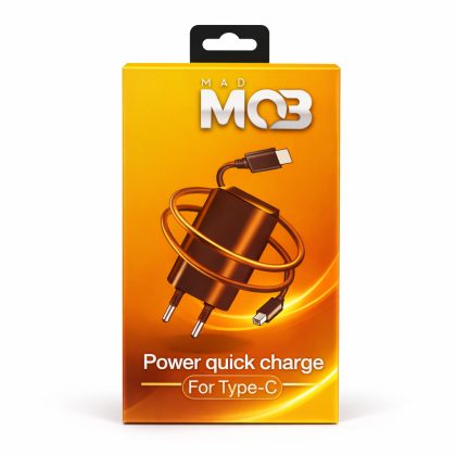 Mad Mob Φορτιστής κινητού με υποδοχή Type-C