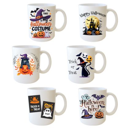 Κούπα Halloween με Μηνύματα – 6 Σχέδια