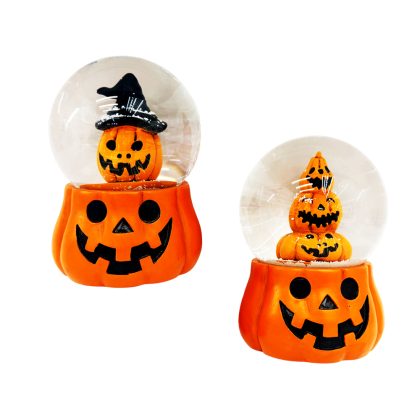 Χιονόμπαλα Halloween με Κολοκύθες